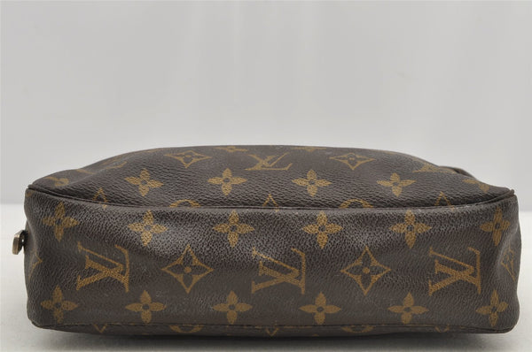 Auth Louis Vuitton Monogram Trousse Toilette 23 Clutch Bag M47524 Junk 5290I