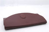 Authentic Cartier Must de Cartier Clutch Bag Leather Bordeaux Red 5292C