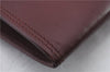 Authentic Cartier Must de Cartier Clutch Bag Leather Bordeaux Red 5292C