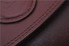 Authentic Cartier Must de Cartier Clutch Bag Leather Bordeaux Red 5292C