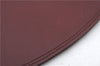 Authentic Cartier Must de Cartier Clutch Bag Leather Bordeaux Red 5292C