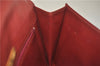 Authentic Cartier Must de Cartier Clutch Bag Leather Bordeaux Red 5292C