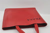 Authentic PRADA Vitello Shoppin Leather Nappa Shoulder Tote Bag B9029 Red 5292I