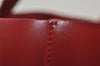 Authentic PRADA Vitello Shoppin Leather Nappa Shoulder Tote Bag B9029 Red 5292I