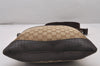 Authentic GUCCI Shoulder Cross Body Bag GG Canvas Leather 145857 Brown 5294I