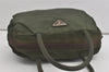 Authentic PRADA Vintage Nylon Tessuto Hand Bag Purse Green 5297I