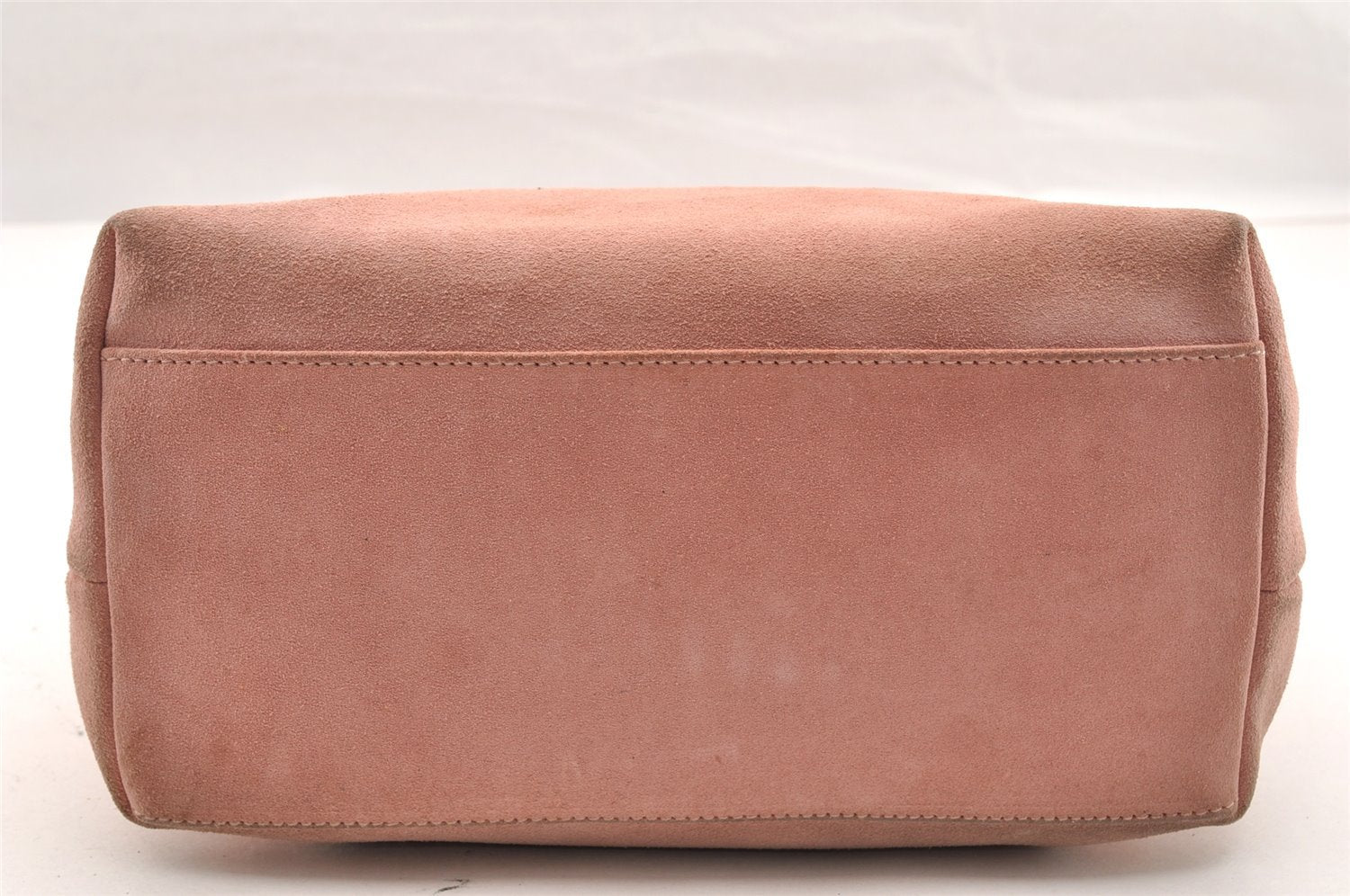Authentic GUCCI Vintage Shoulder Hand Bag Purse Suede Leather Pink 5301I