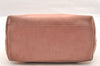 Authentic GUCCI Vintage Shoulder Hand Bag Purse Suede Leather Pink 5301I