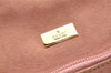 Authentic GUCCI Vintage Shoulder Hand Bag Purse Suede Leather Pink 5301I