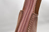 Authentic GUCCI Vintage Shoulder Hand Bag Purse Suede Leather Pink 5301I