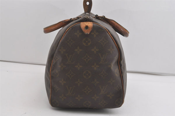 Authentic Louis Vuitton Monogram Speedy 35 Hand Boston Bag Old Model LV 5302I