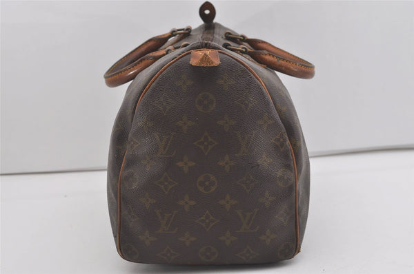 Authentic Louis Vuitton Monogram Speedy 35 Hand Boston Bag Old Model LV 5302I