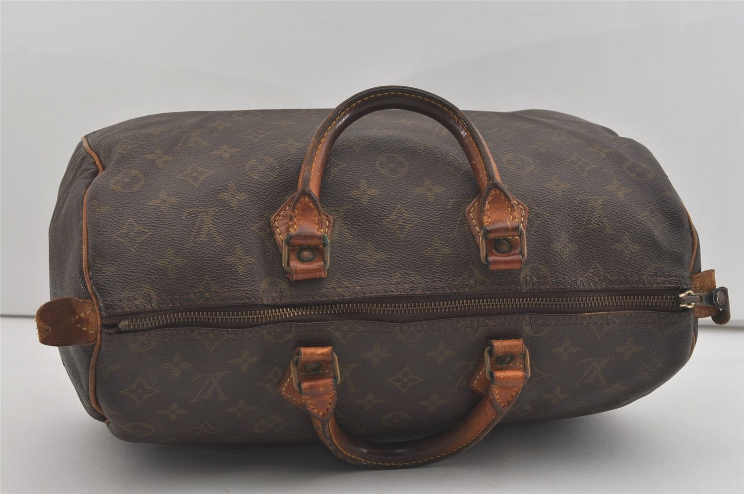 Authentic Louis Vuitton Monogram Speedy 35 Hand Boston Bag Old Model LV 5302I