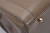 Authentic GUCCI Vintage Bamboo Shoulder Tote Bag Leather 0028260 Brown 5304I
