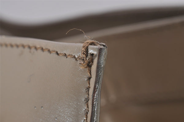 Authentic GUCCI Vintage Bamboo Shoulder Tote Bag Leather 0028260 Brown 5304I