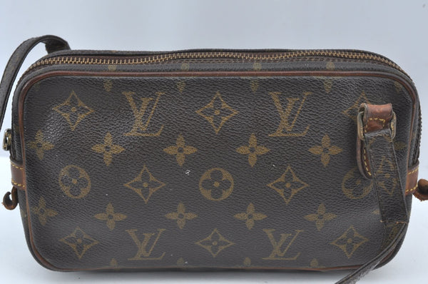 Authentic Louis Vuitton Monogram Marly Bandouliere Shoulder Bag M51828 LV 5305I