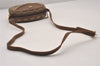 Authentic GUCCI Vintage Shoulder Cross Body Bag Purse GG PVC Leather Brown 5306I