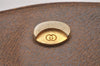 Authentic GUCCI Vintage Shoulder Cross Body Bag Purse GG PVC Leather Brown 5306I