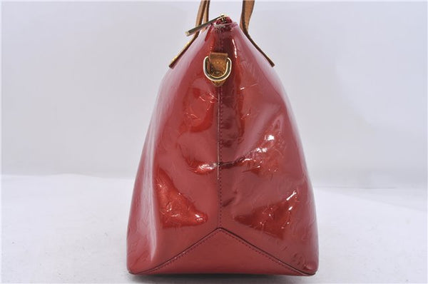 Authentic Louis Vuitton Vernis Bellevue GM Hand Bag Red M93583 LV 5307D