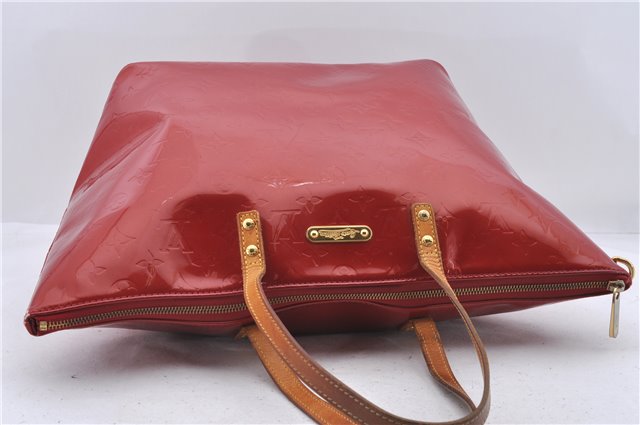 Authentic Louis Vuitton Vernis Bellevue GM Hand Bag Red M93583 LV 5307D