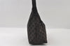 Authentic GUCCI Shoulder Hand Bag Purse GG Canvas Leather 0013386 Black 5307I
