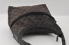 Authentic GUCCI Shoulder Hand Bag Purse GG Canvas Leather 0013386 Black 5307I