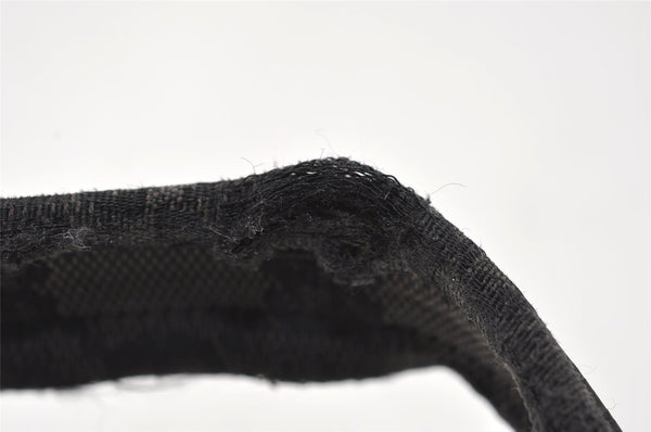 Authentic GUCCI Shoulder Hand Bag Purse GG Canvas Leather 0013386 Black 5307I