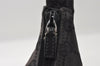 Authentic GUCCI Shoulder Hand Bag Purse GG Canvas Leather 0013386 Black 5307I