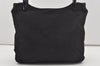 Authentic PRADA Vintage Nylon Tessuto Plastic Shoulder Hand Bag Black 5308I