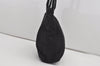 Authentic PRADA Vintage Nylon Tessuto Plastic Shoulder Hand Bag Black 5308I