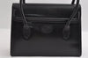 Authentic GUCCI Vintage Hand Bag Purse Leather Black 5309I