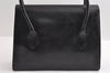 Authentic GUCCI Vintage Hand Bag Purse Leather Black 5309I