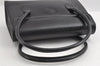 Authentic GUCCI Vintage Hand Bag Purse Leather Black 5309I