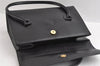 Authentic GUCCI Vintage Hand Bag Purse Leather Black 5309I