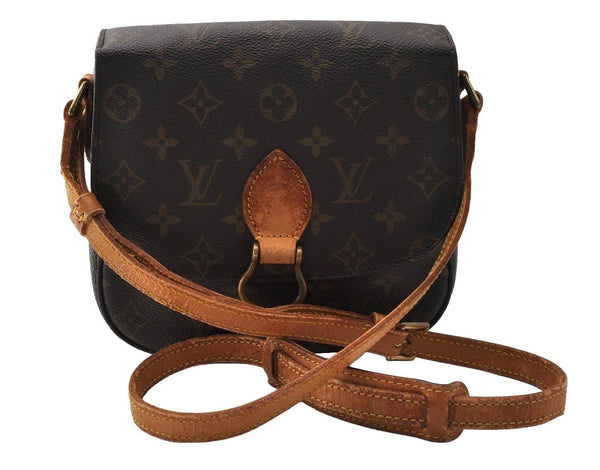Authentic Louis Vuitton Monogram Saint Cloud MM M51243 Shoulder Cross Bag 5310I