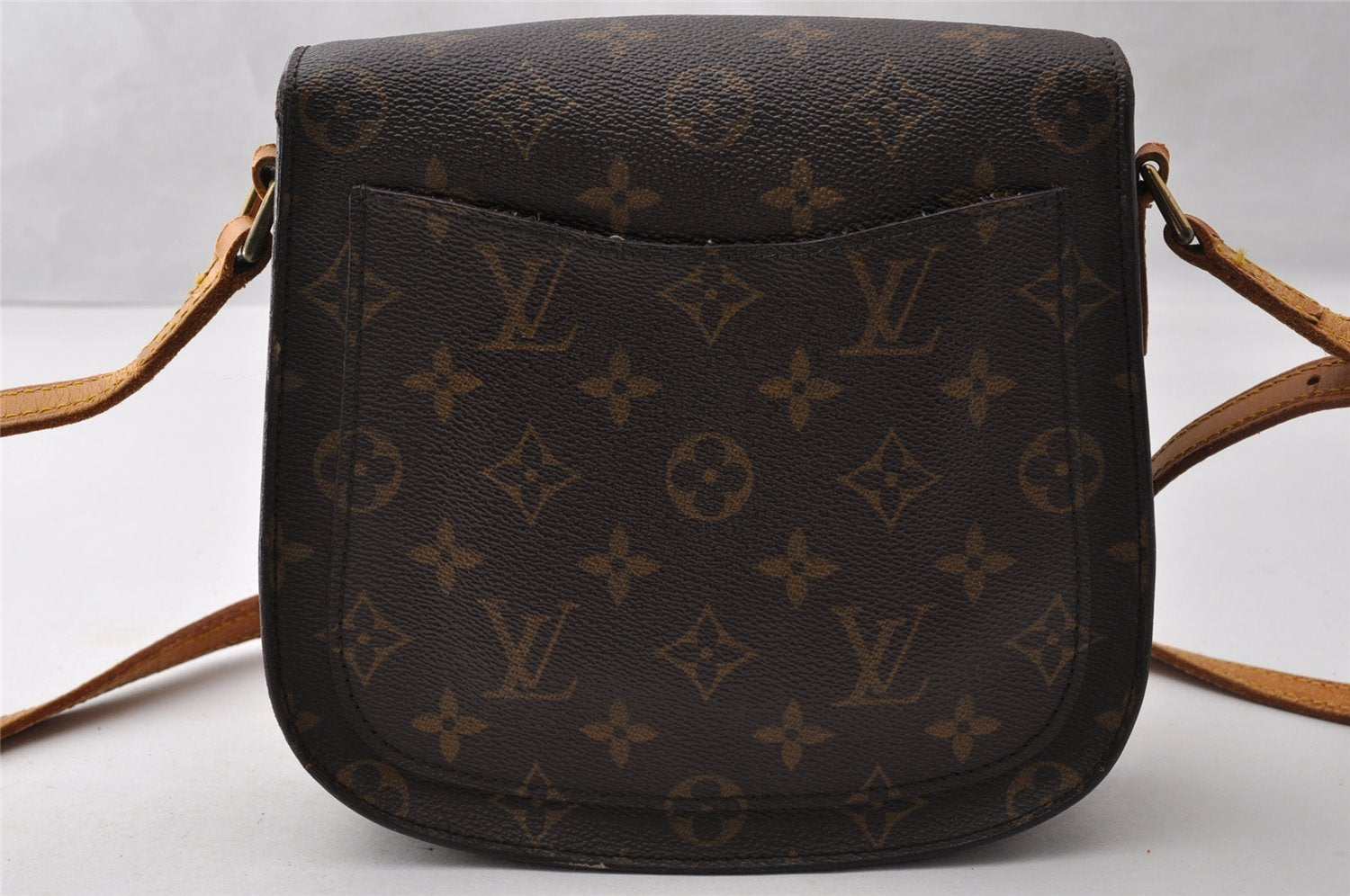 Authentic Louis Vuitton Monogram Saint Cloud MM M51243 Shoulder Cross Bag 5310I
