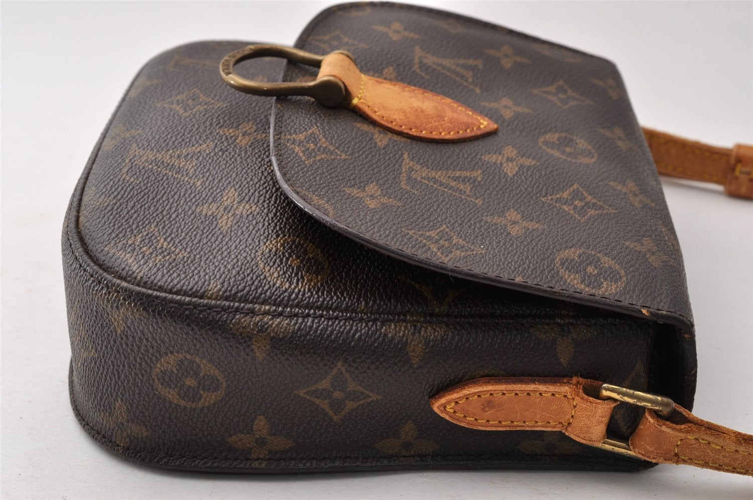 Authentic Louis Vuitton Monogram Saint Cloud MM M51243 Shoulder Cross Bag 5310I