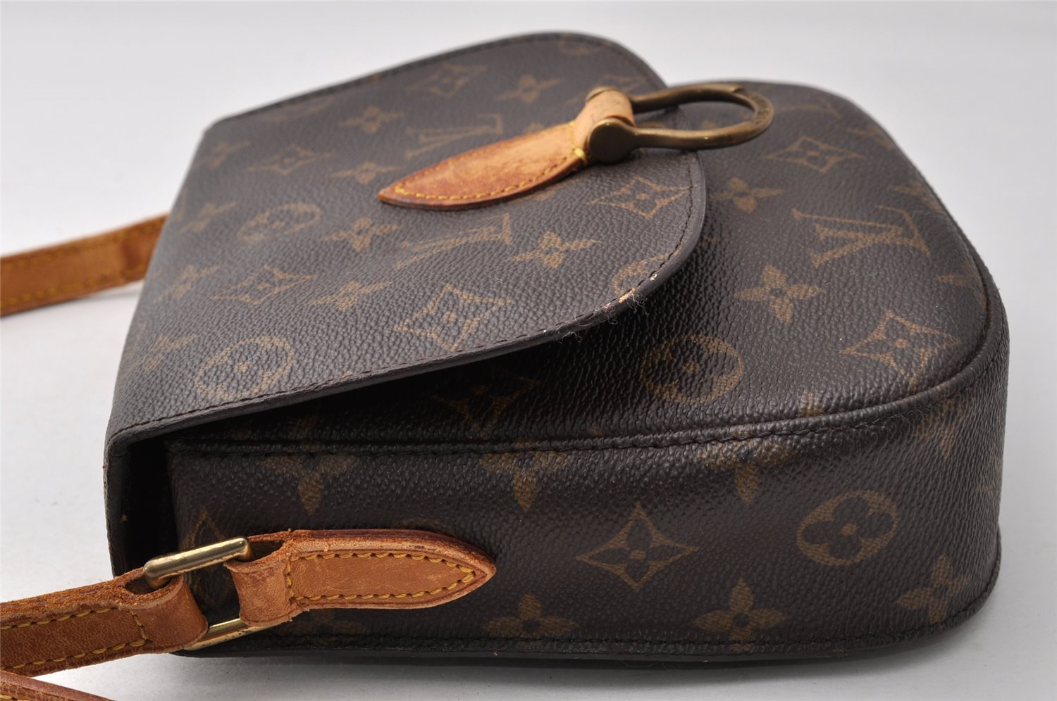 Authentic Louis Vuitton Monogram Saint Cloud MM M51243 Shoulder Cross Bag 5310I