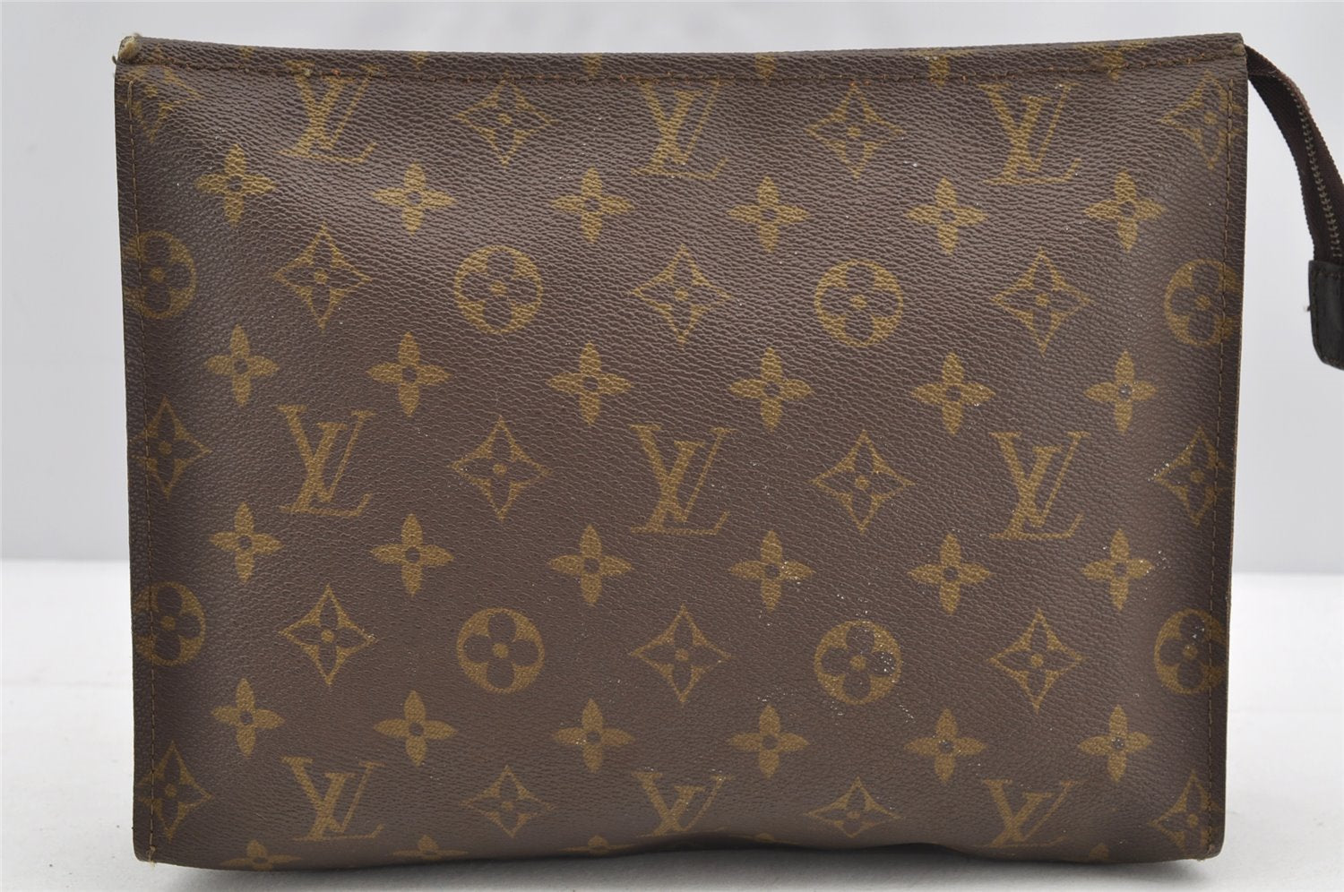 Authentic Louis Vuitton Monogram Poche Toilette 26 M47542 Cosmetics Pouch 5311I