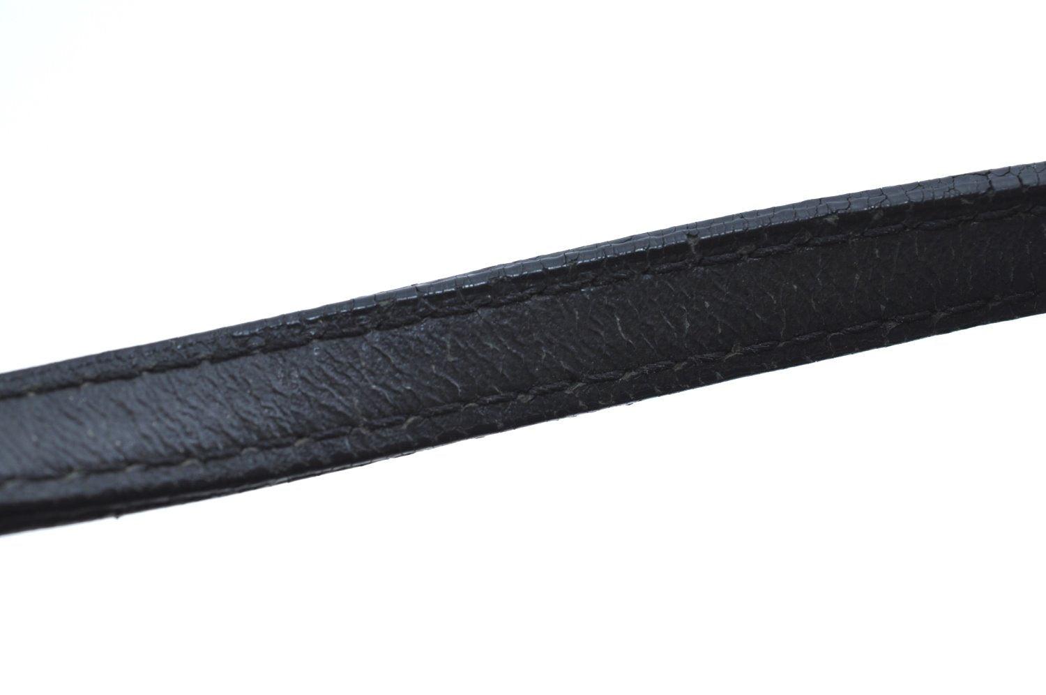 Authentic GUCCI Hand Bag Pouch Purse Nylon Leather 0391103 Black 5312F