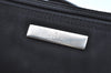 Authentic GUCCI Hand Bag Pouch Purse Nylon Leather 0391103 Black 5312F