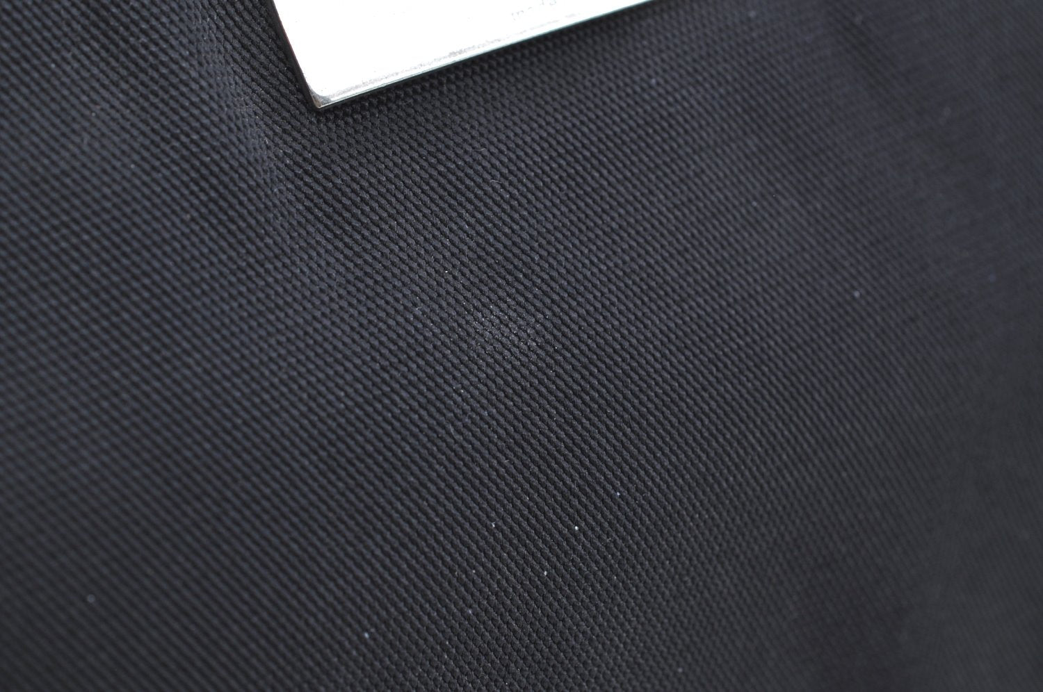 Authentic GUCCI Hand Bag Pouch Purse Nylon Leather 0391103 Black 5312F