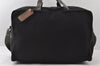 Authentic PRADA Sports Polyamide 2Way Travel Boston Bag Black 5312I