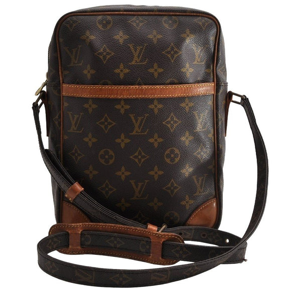 Authentic Louis Vuitton Monogram Danube MM Shoulder Cross Bag M45264 LV 5313I