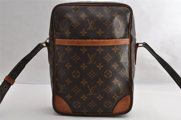 Authentic Louis Vuitton Monogram Danube MM Shoulder Cross Bag M45264 LV 5313I