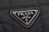 Authentic PRADA Nylon Tessuto Leather Shoulder Hand Bag Purse Black 5315I