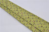 Authentic HERMES Tie Necktie Animal Pattern Silk 5472FA Light Green Box 5316C