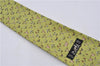 Authentic HERMES Tie Necktie Animal Pattern Silk 5472FA Light Green Box 5316C