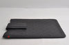 Authentic GUCCI Guccissima GG Leather iPad Tablet Case 256575 Black 5316I