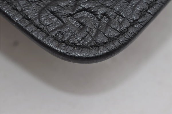 Authentic GUCCI Guccissima GG Leather iPad Tablet Case 256575 Black 5316I